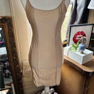 Forever 21 Champagne Satin Bodycon dress